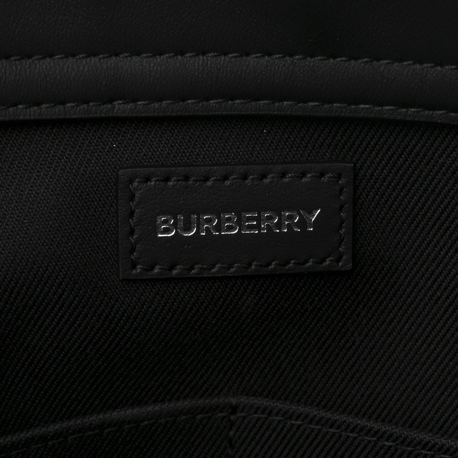 Burberry IP Check Nylon Calfskin Ormond Tote Bag Taupe Brown 6 of 9
