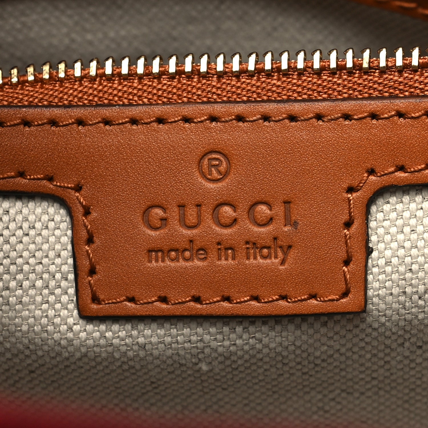 Gucci Canvas Calfskin Web Small Interlocking G Tote Bag Red Blue 6 of 13