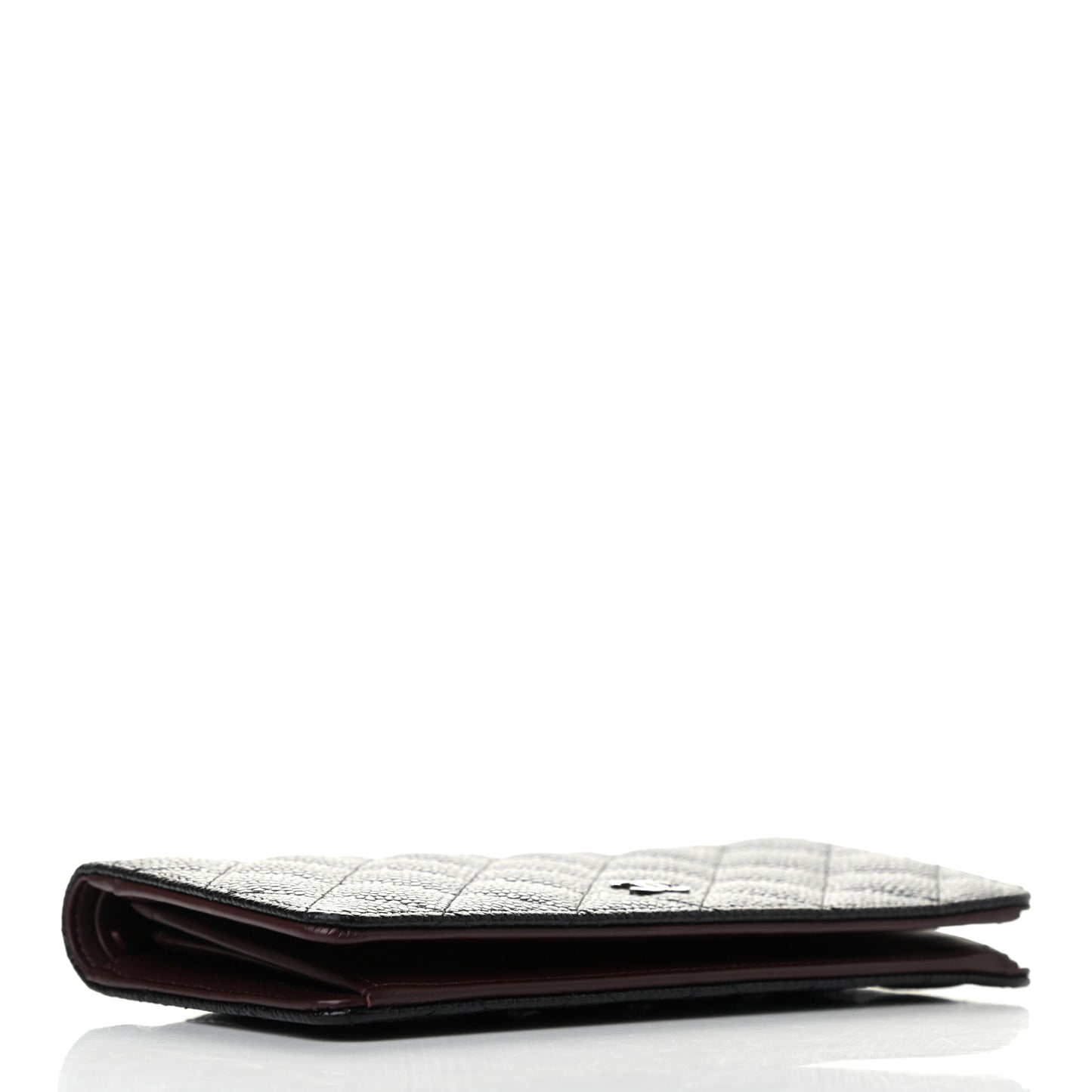 Caviar Quilted Yen Wallet Black