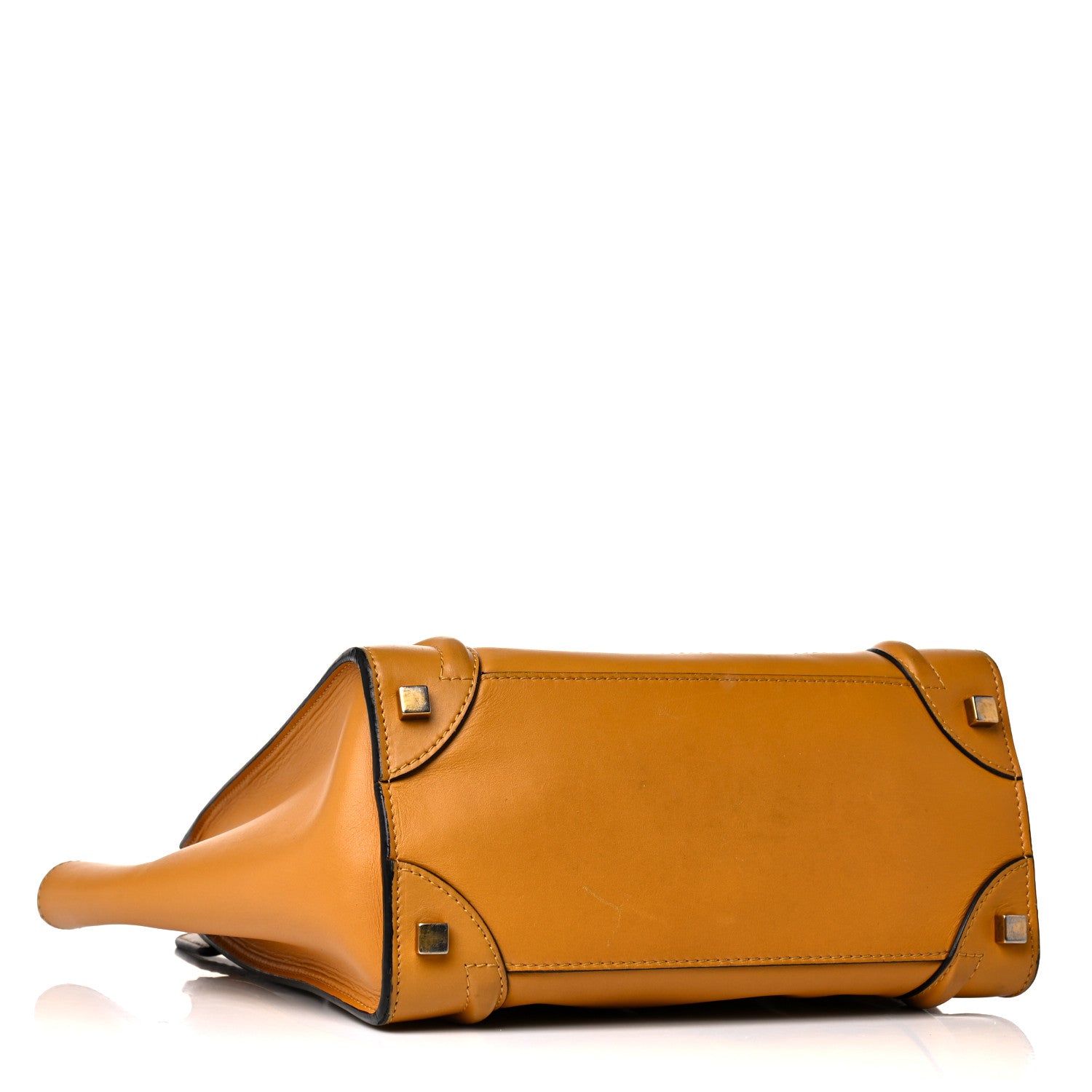 Celine Smooth Calfskin Micro Luggage Amber 5 of 31
