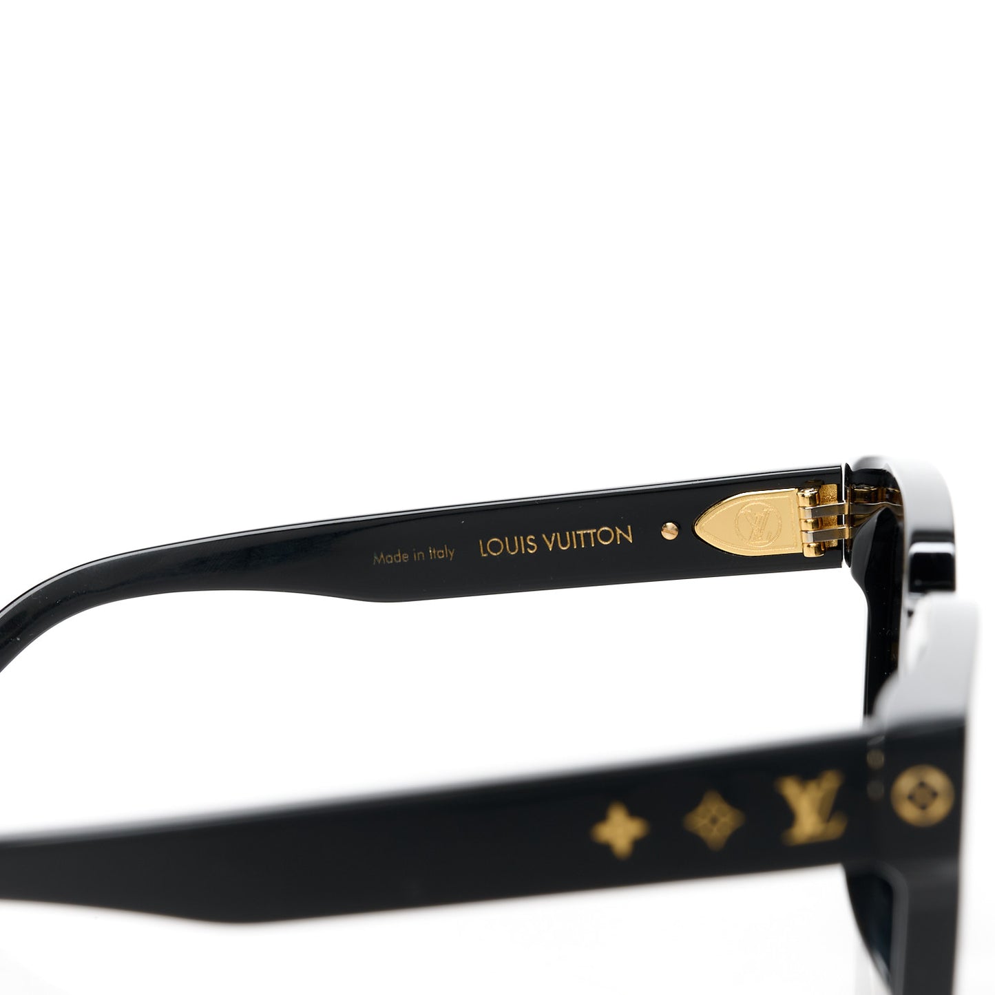 Acetate My Monogram Square Sunglasses Z1523E Black