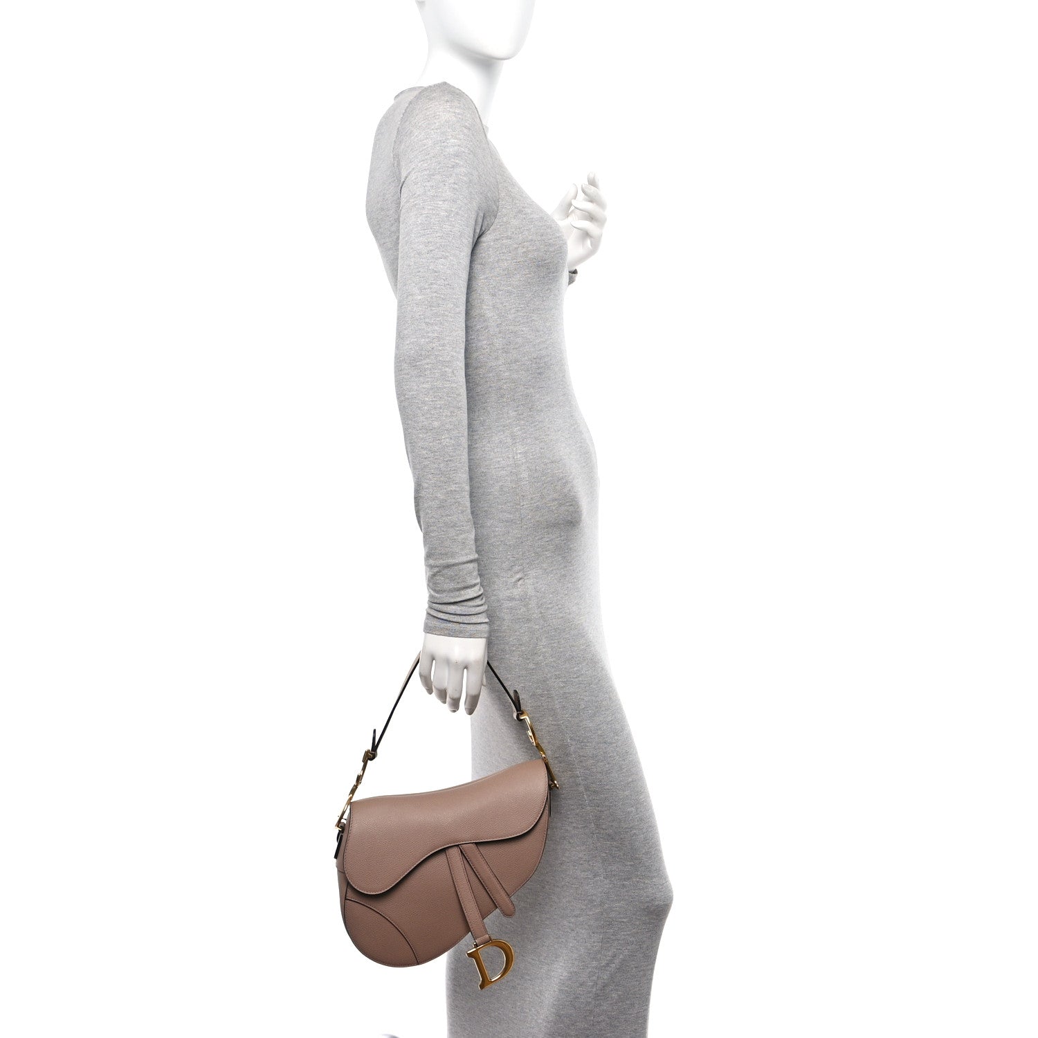 Christian Dior Grained Calfskin Saddle Bag Fard 2 of 10
