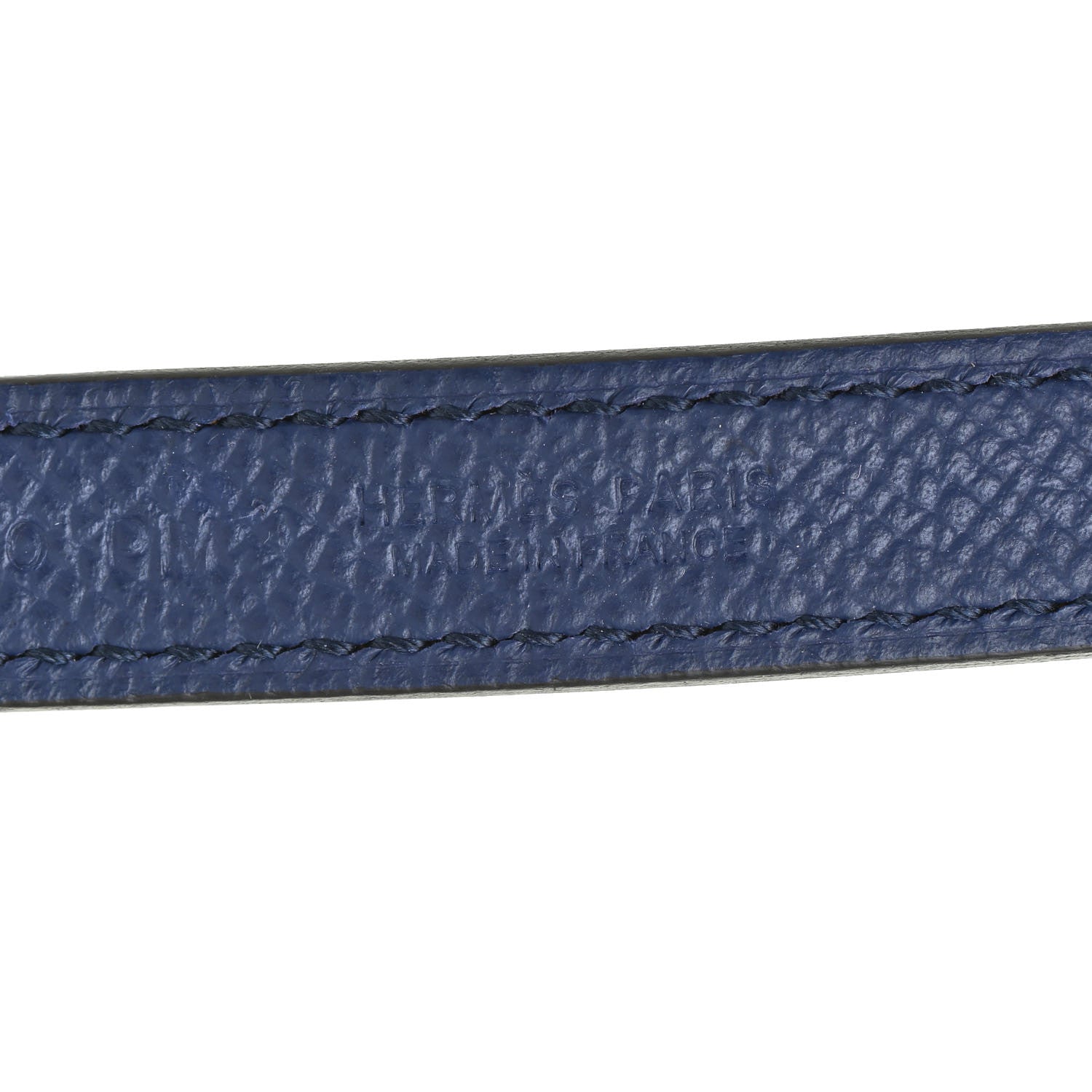 Hermes Epsom Swift 13mm Lucky 15 Belt 80 Jaune Ambre Bleu Saphir 4 of 9