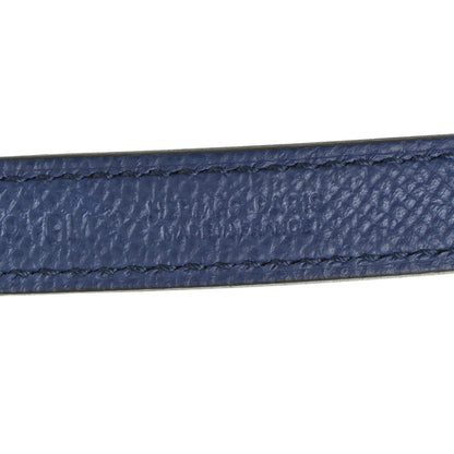 Hermes Epsom Swift 13mm Lucky 15 Belt 80 Jaune Ambre Bleu Saphir 4 of 9