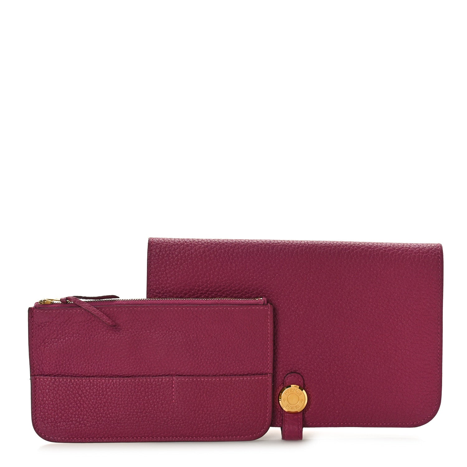 Hermes Togo Dogon Duo Wallet Tosca 2 of 9