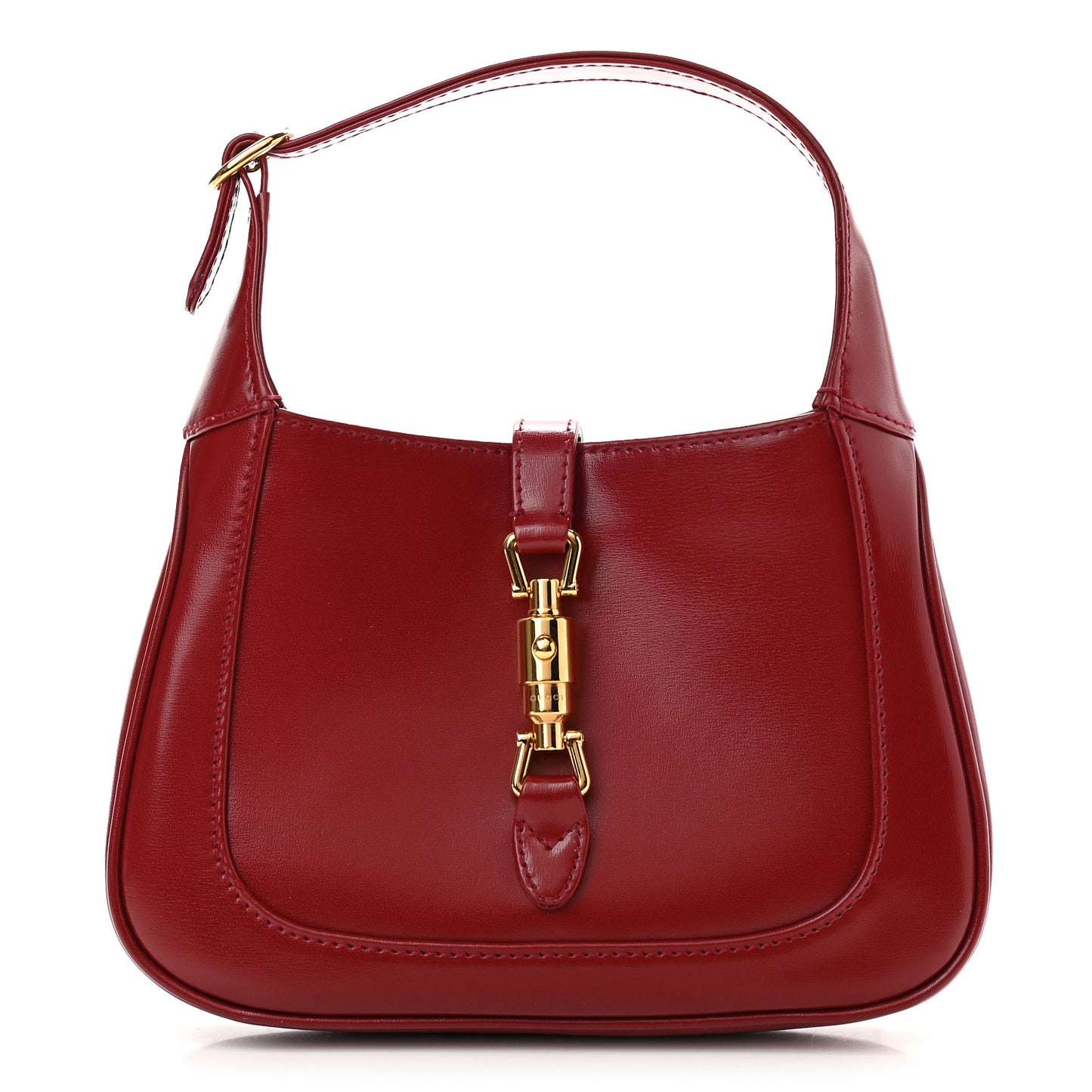 Boarded Dyana Lux Calfskin Mini Jackie 1961 Hobo New Cherry Red