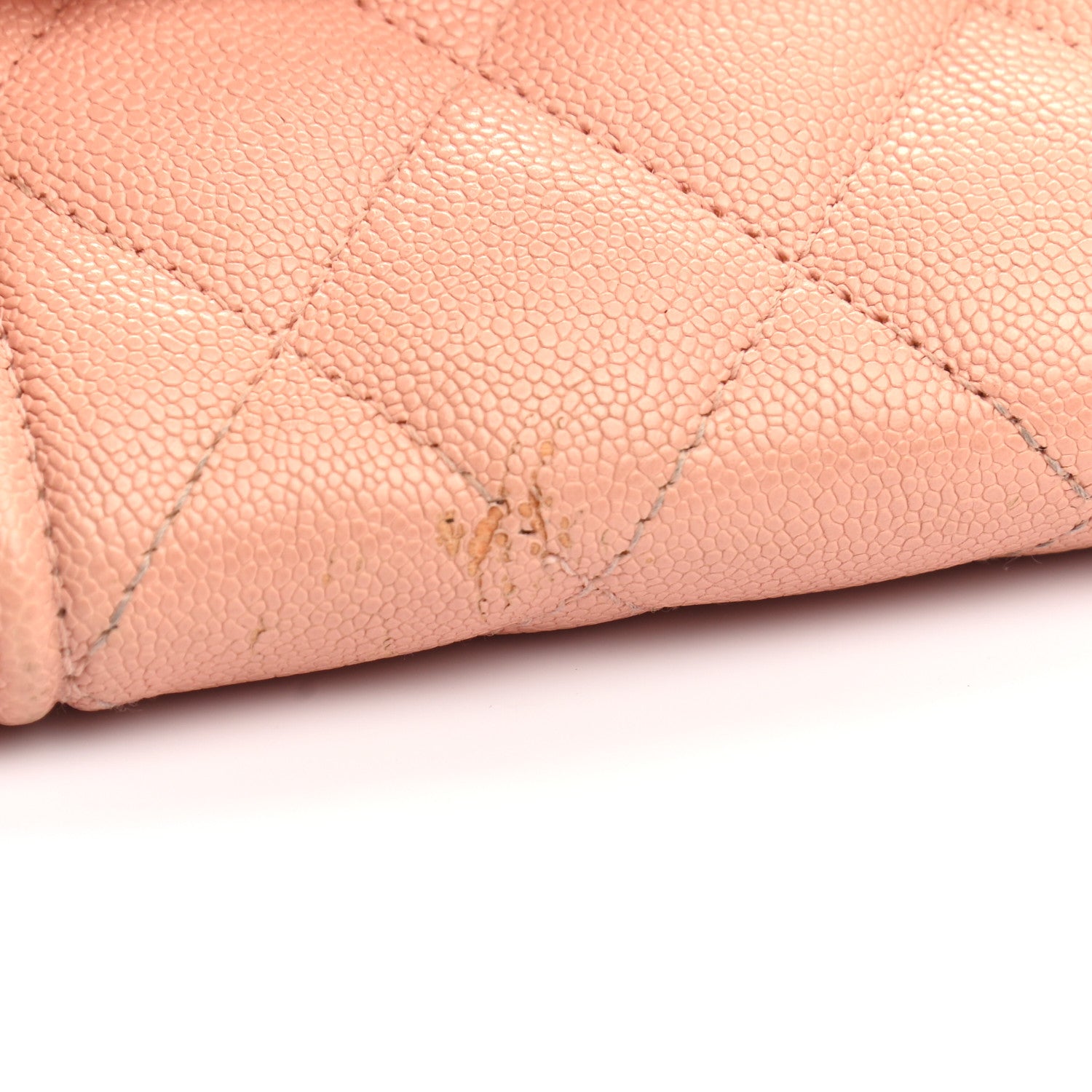 Chanel Caviar Quilted Large Boy Gusset Flap Wallet Rose Claire 12 of 17