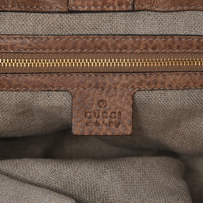 Gucci Monogram Medium Bamboo Tassel Tote Light Brown 6 of 7