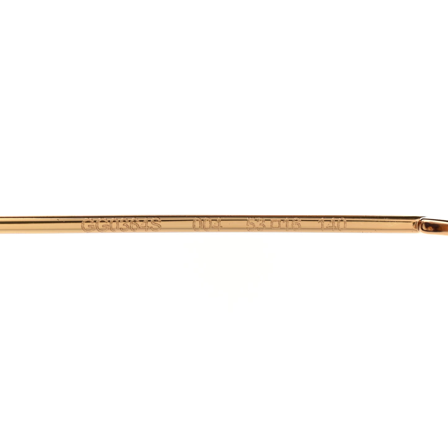 Metal Pearl Cat Eye Sunglasses GG0364S Gold