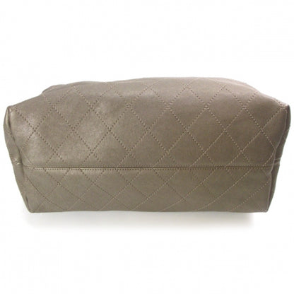Chanel Leather Baby Coco Cabas Argent Fonce 4 of 12