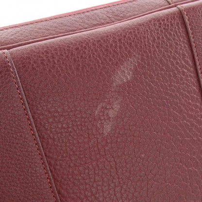 Hermes Toile Leather Garden Party PM Rouge Imperial 5 of 8