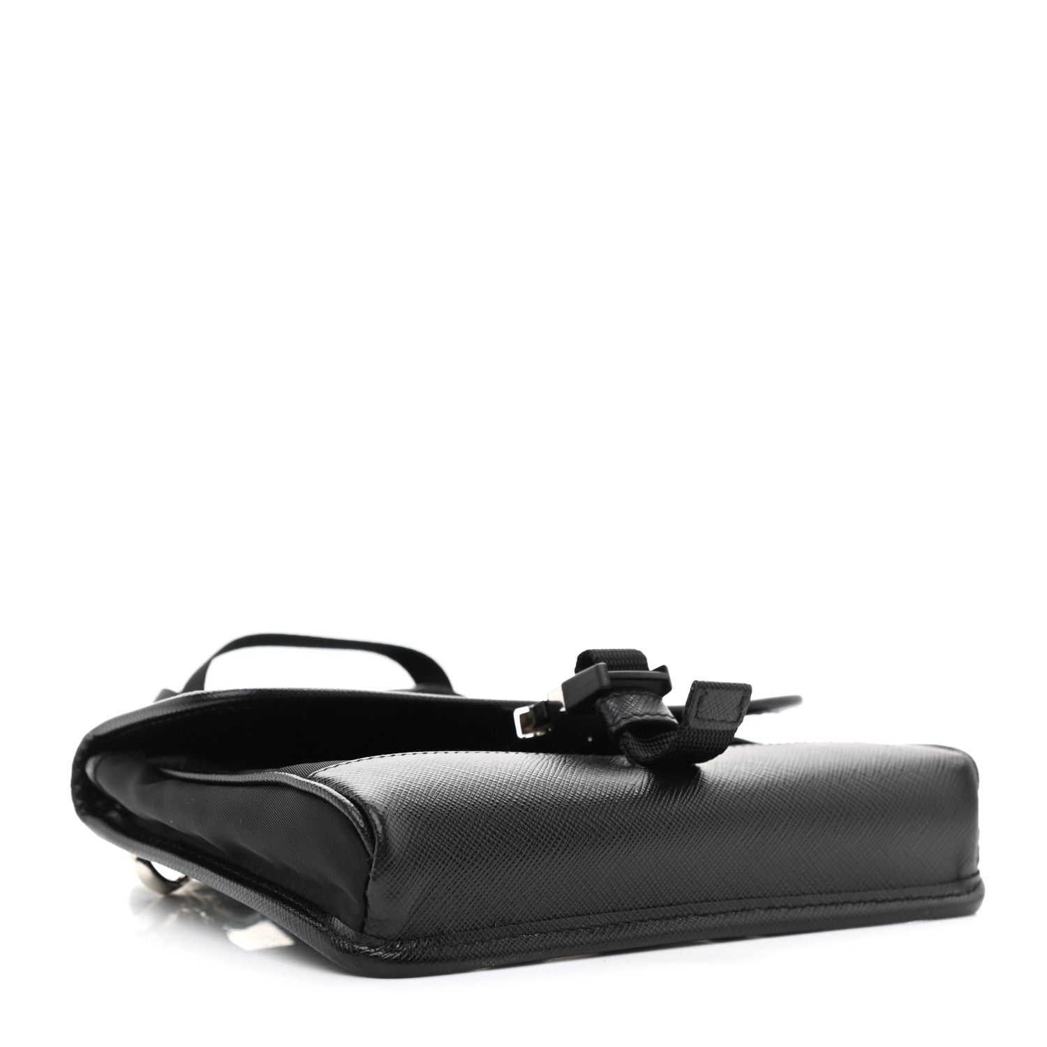 Prada Re-Nylon Saffiano Smartphone Case Crossbody Black 4 of 9