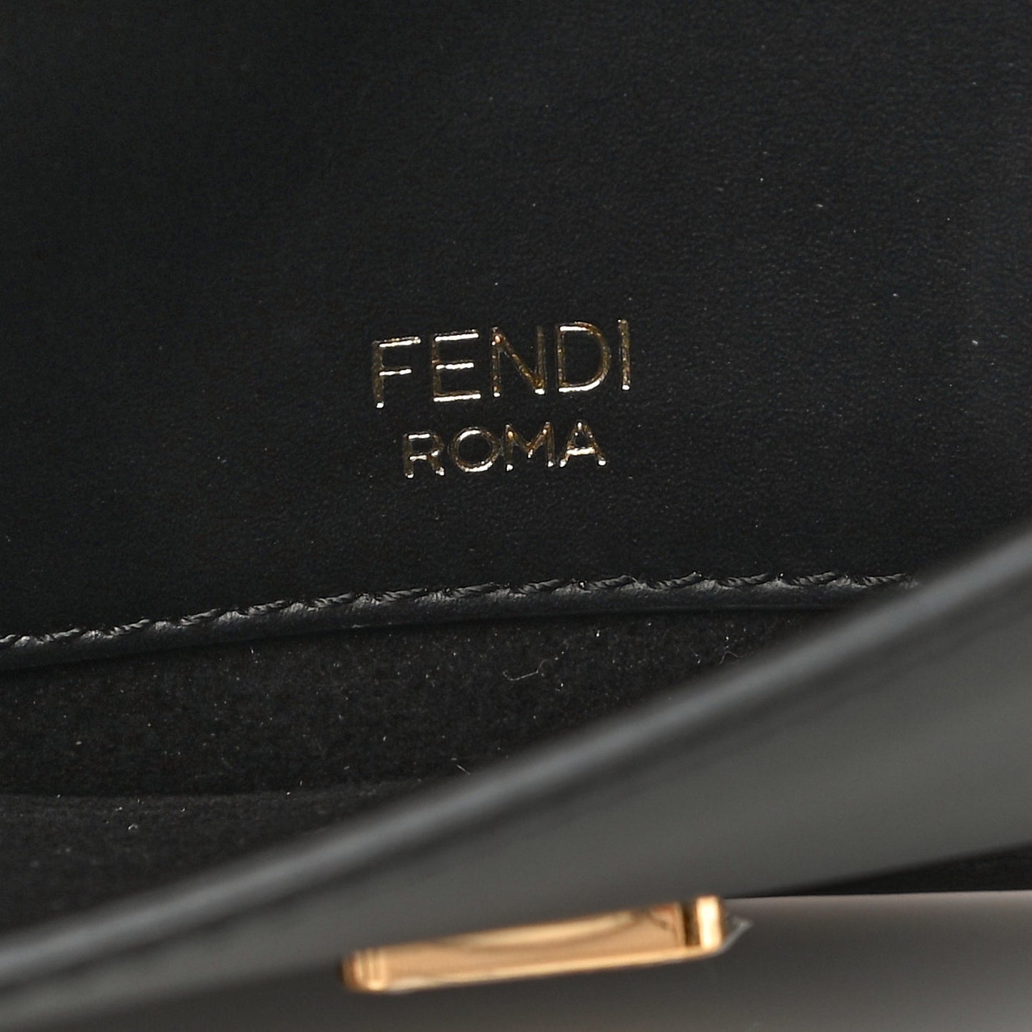 Vitello King Mini Flat Baguette Black