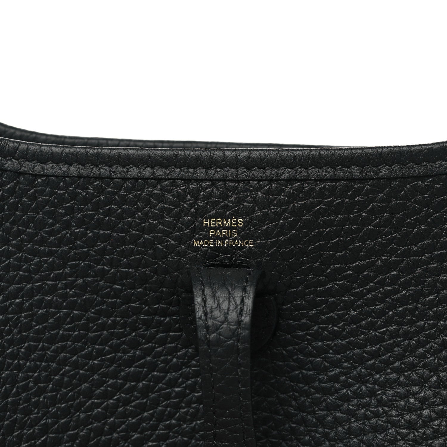 Hermes Taurillon Clemence Evelyne TPM Black 6 of 11