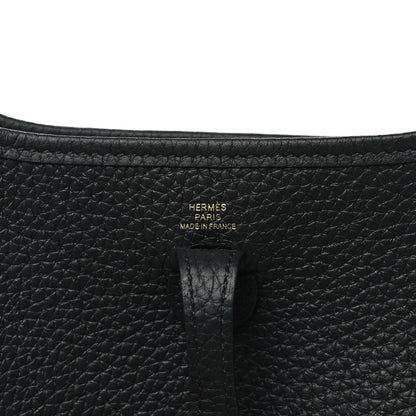 Hermes Taurillon Clemence Evelyne TPM Black 6 of 11