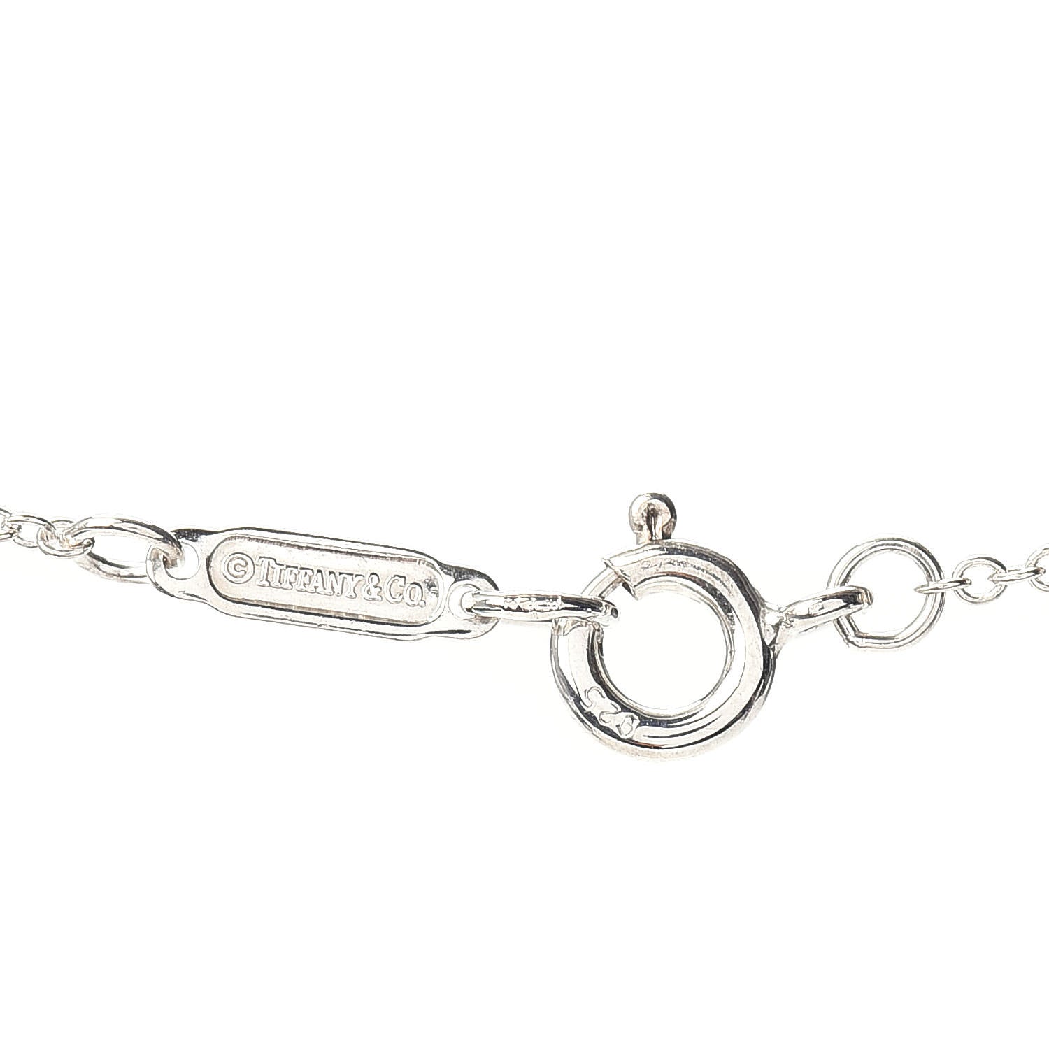Tiffany Sterling Silver Small Bow Pendant Necklace 4 of 4