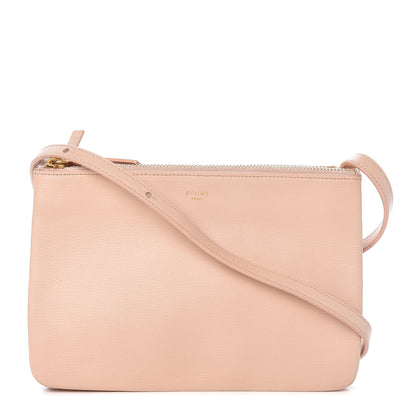 Celine Liege Calfskin Small Trio Crossbody Bag Blush 1 of 13
