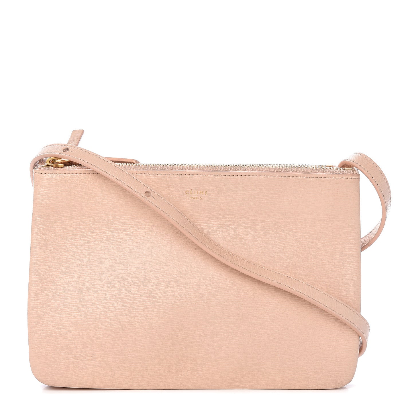 Liege Calfskin Small Trio Crossbody Bag Blush