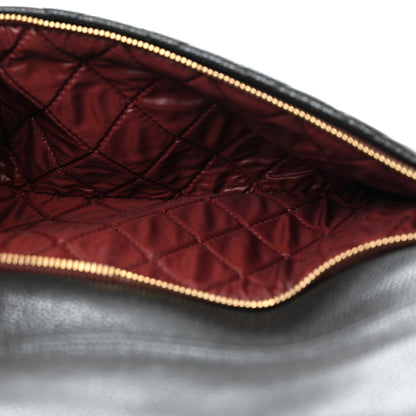 Chanel Caviar Quilted CC Beauty Clutch Black 6 of 8