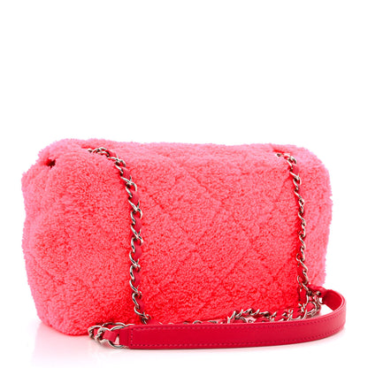 Chanel Lambskin Calfskin Mixed Fibers Quilted Medium Flap Pink 3 of 10