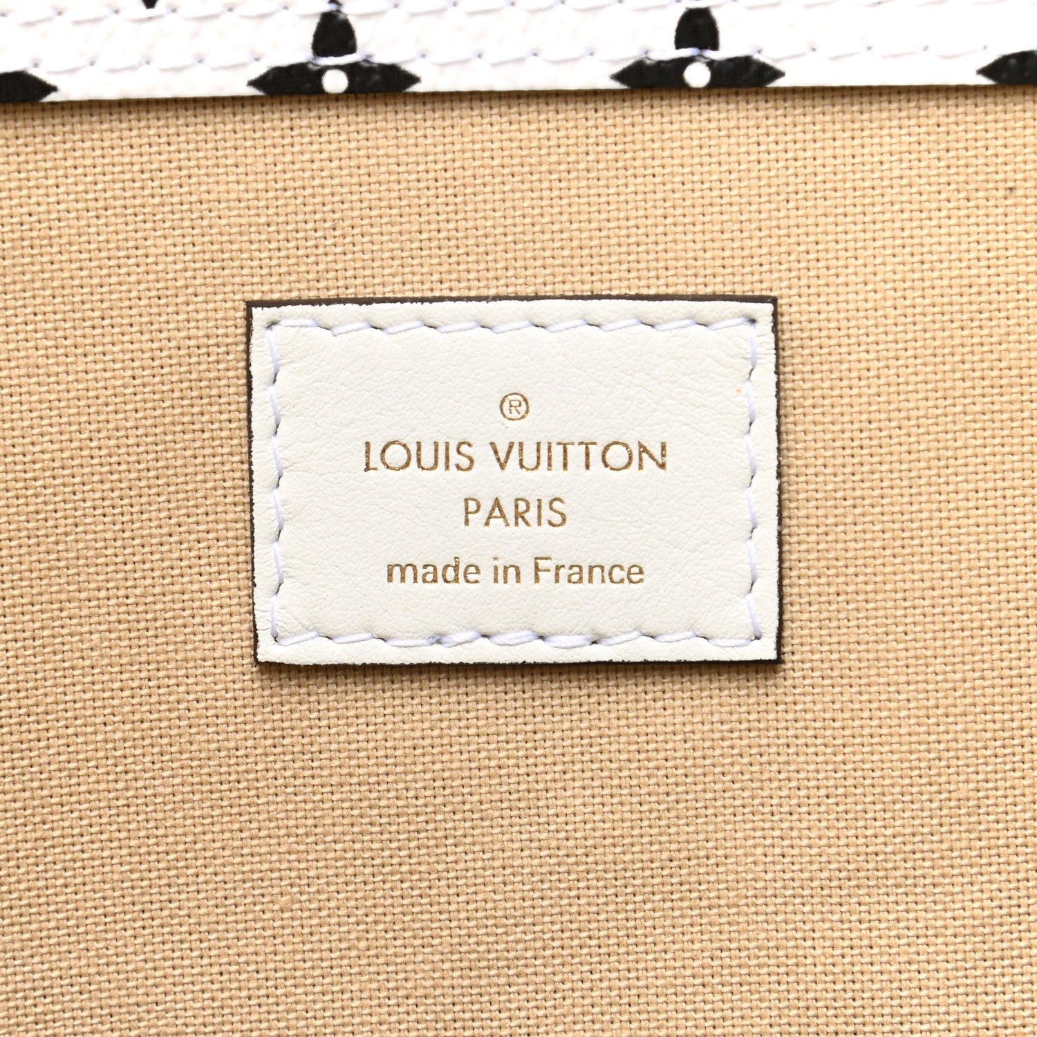 Louis Vuitton Monogram Giant Keepall Bandouliere 50 Kaki Beige 6 of 9