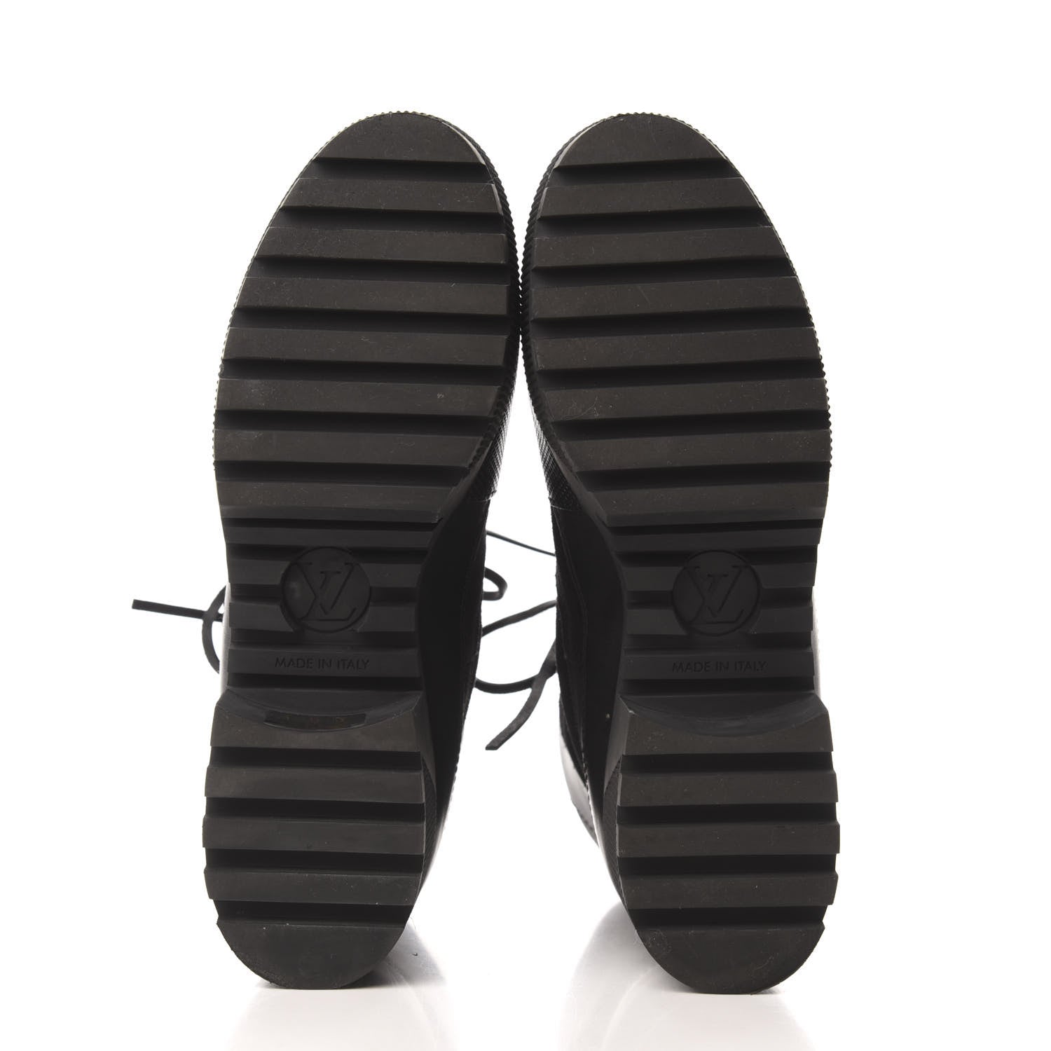 Louis Vuitton Suede Calfskin Monogram LV Black Heart Laureate Platform Desert Boots 38.5 Black 5 of 8