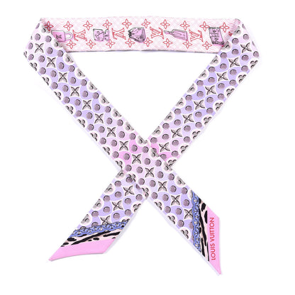 Louis Vuitton Silk Monogram Bubblegram BB Bandeau Blush 1 of 3