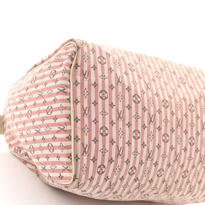 Louis Vuitton Mini Lin Croisette Speedy 30 Rouge 8 of 13