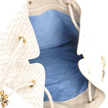 Bottega Veneta Nappa Intreciatto Butterfly Farfalle Tote Cream 5 of 8