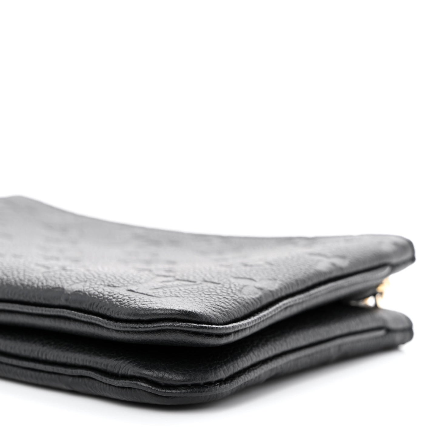 Empreinte Double Zip Pochette Black