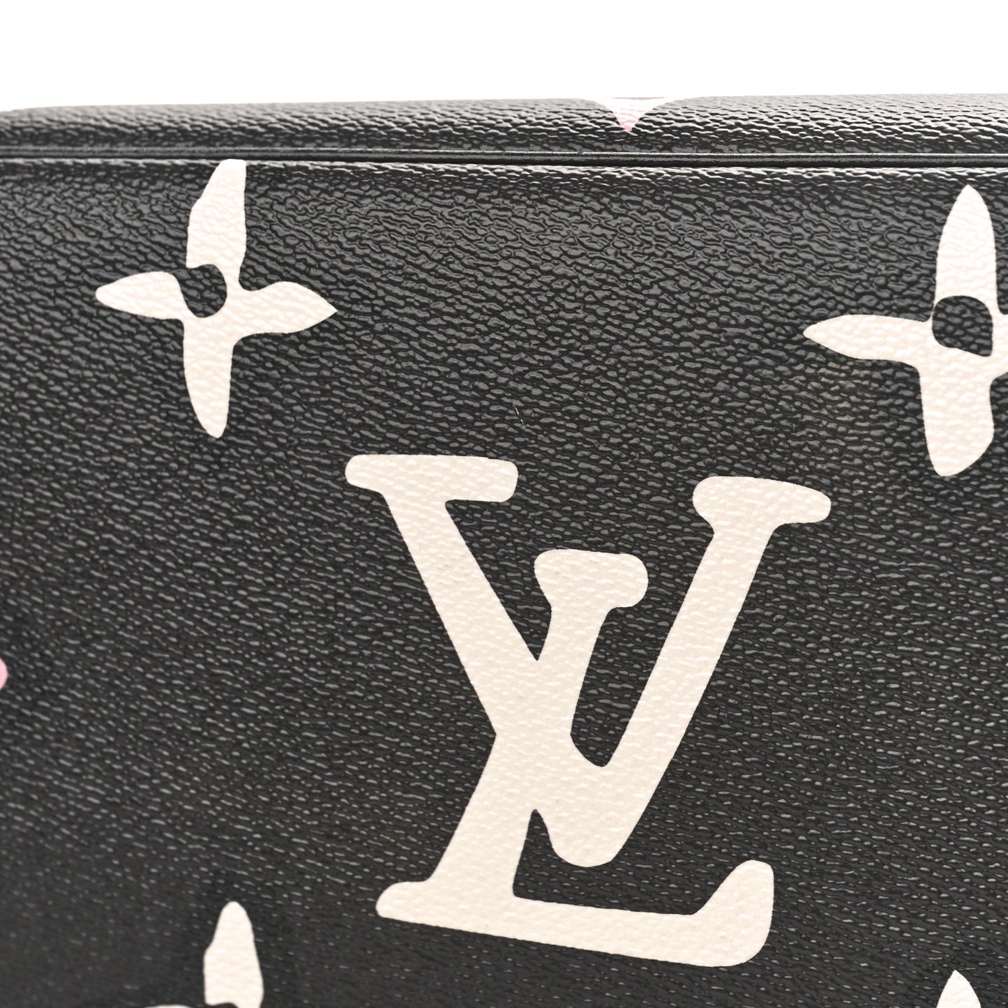 Monogram Giant Wild At Heart Neverfull MM Black