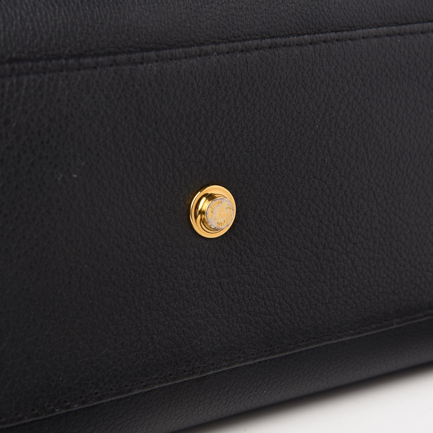 Louis Vuitton Calfskin Monogram On My Side Black 26 of 29
