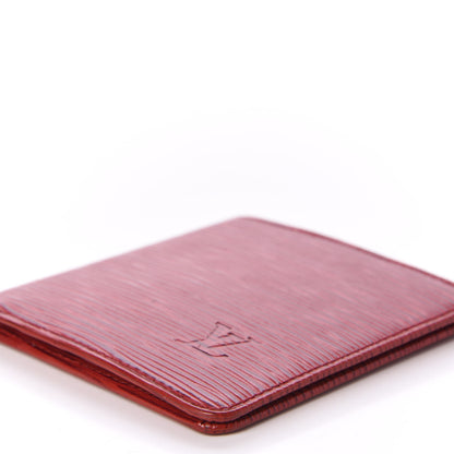 Louis Vuitton Epi 6 Card Billfold Wallet Red 6 of 8
