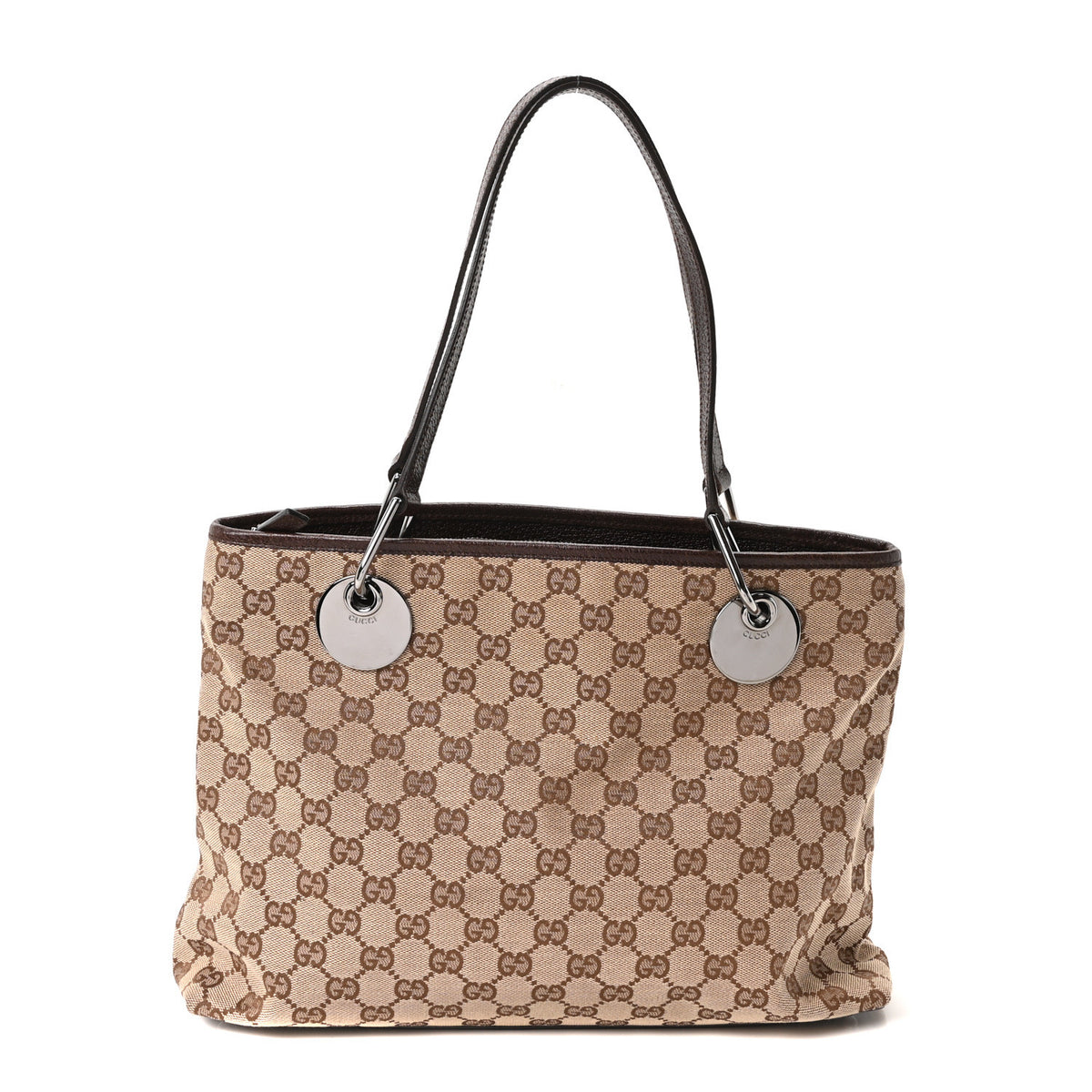 Gucci Monogram Medium Eclipse Tote Brown 1 of 10