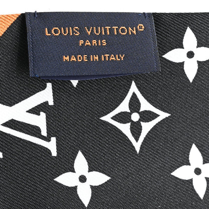 Louis Vuitton Silk Monogram My Neverfull BB Bandeau Black 3 of 4