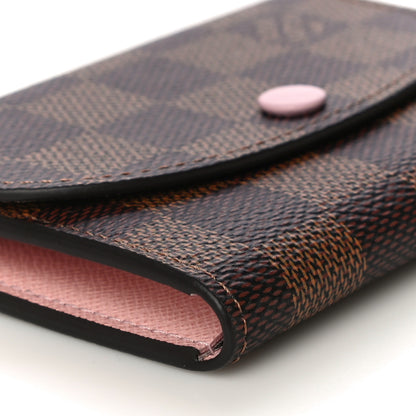 Louis Vuitton Damier Ebene Rosalie Coin Purse Rose Ballerine 8 of 10
