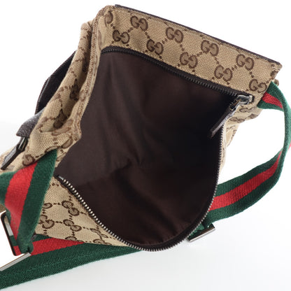 Gucci Monogram Web Belt Bag Dark Brown 7 of 7