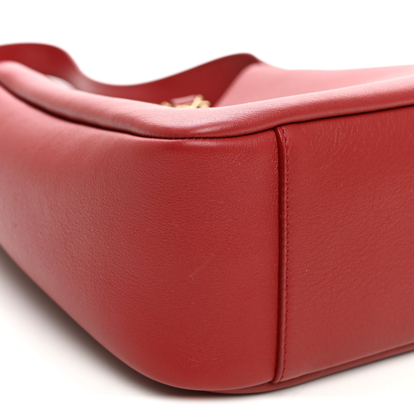 Smooth Calfskin Small Le 5 A 7 Soft Hobo Red Danger