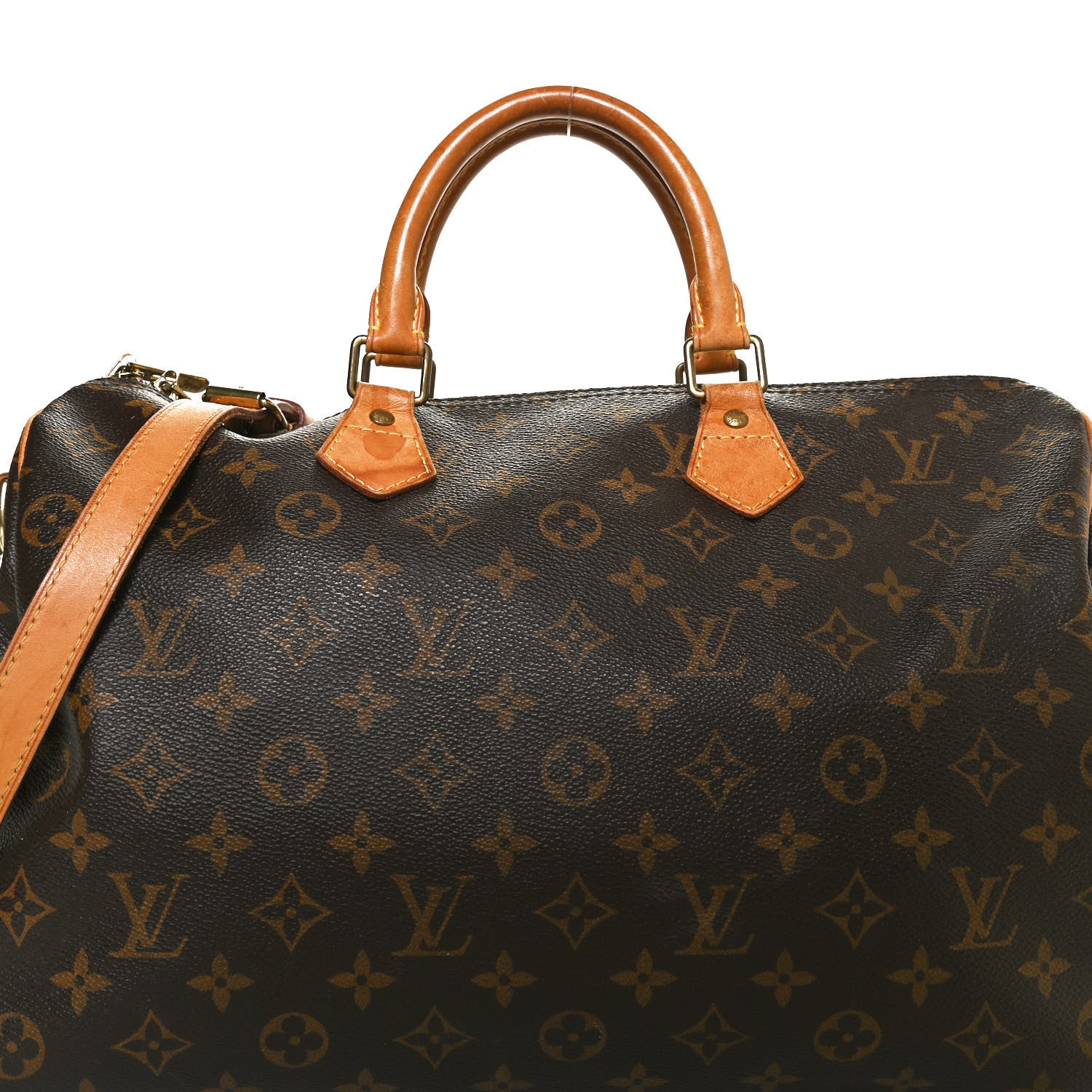 Louis Vuitton Monogram Speedy Bandouliere 35 8 of 11