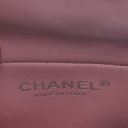 Chanel PVC Lambskin Stitched Medium Coco Splash Shopping Bag Blue Green Pink 6 of 10
