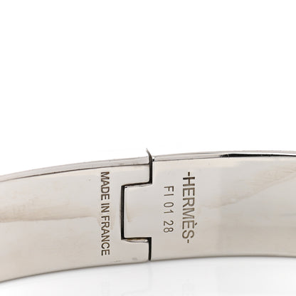 Hermes Matte Enamel Narrow Clic Clac HH Bracelet GM Black 4 of 5