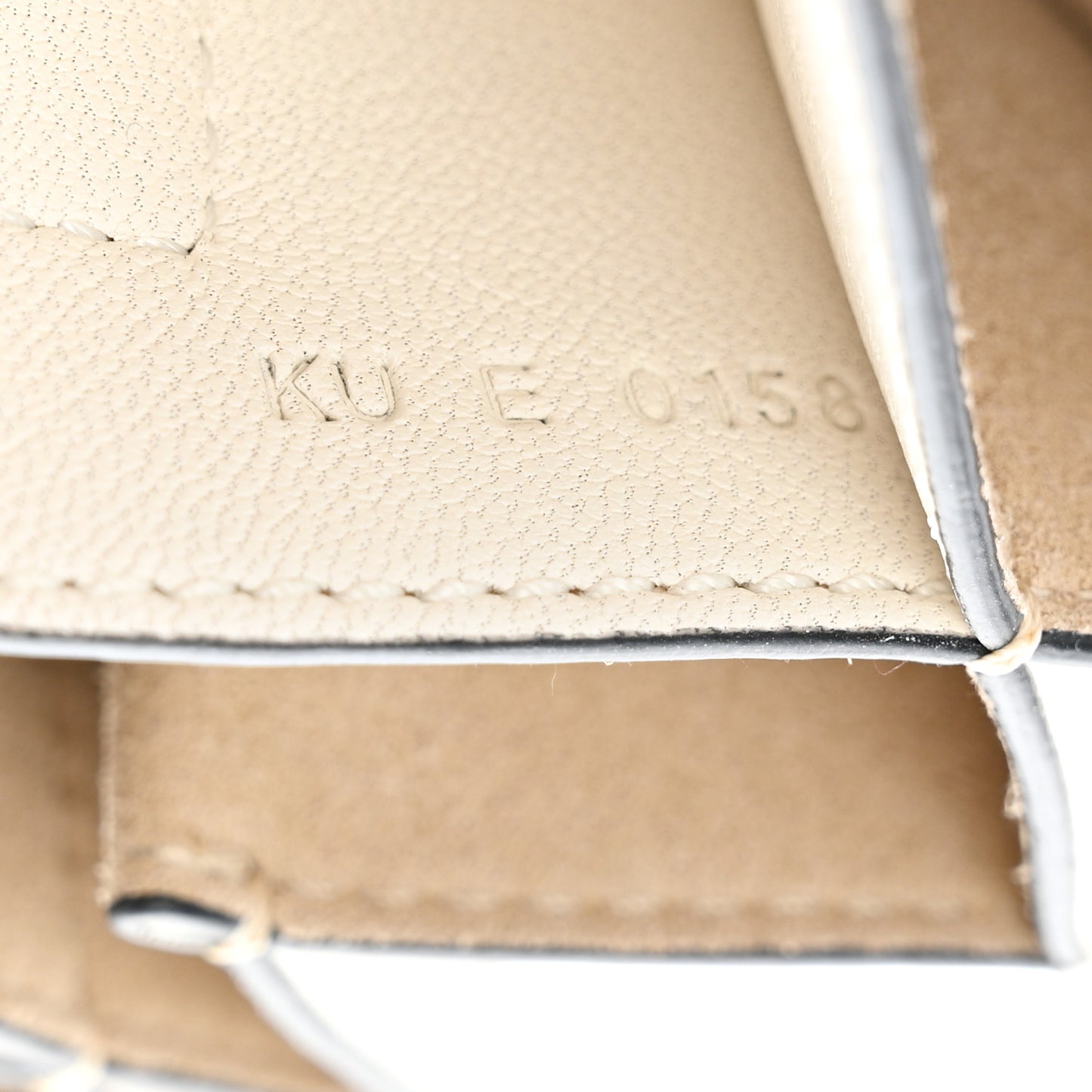 Goatskin Small GV3 Shoulder Bag White