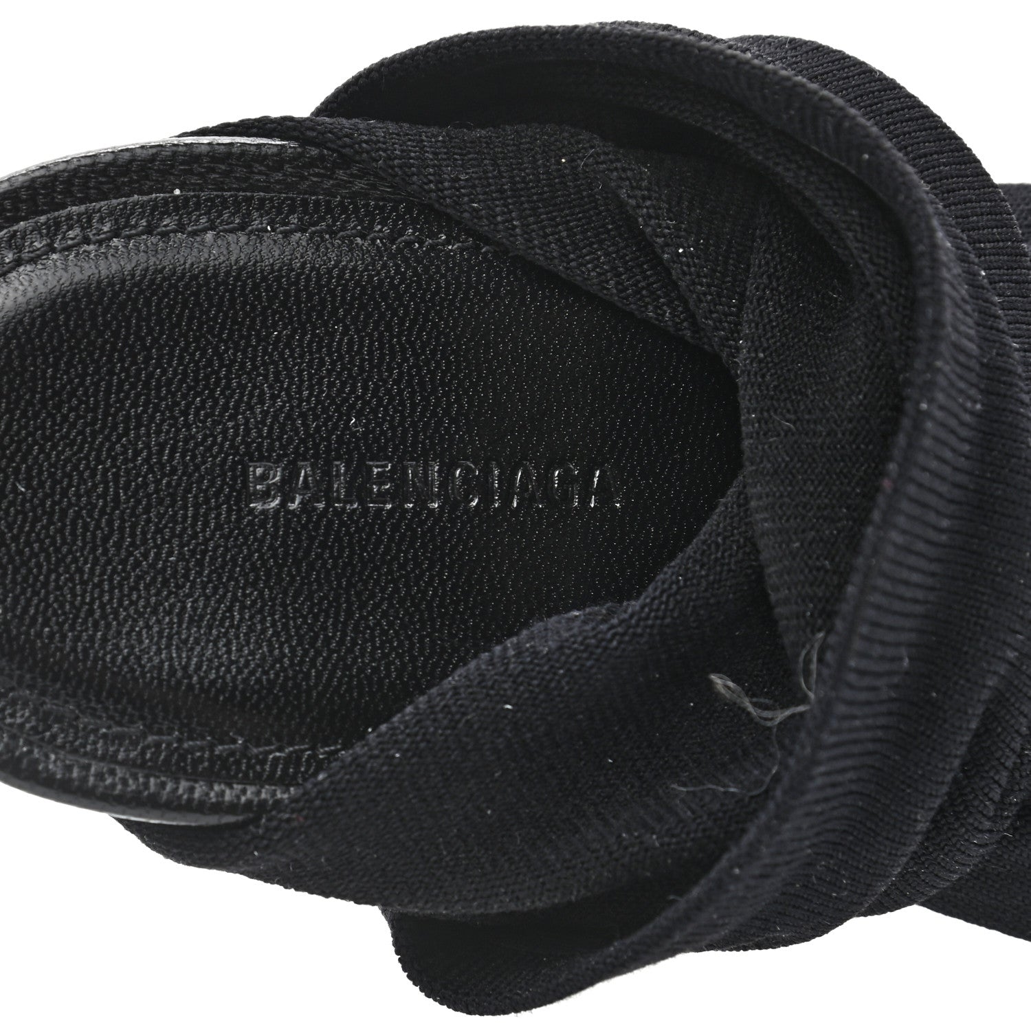 Balenciaga Stretch Tight Fabric Tight 110mm Booties 38 Black 7 of 7