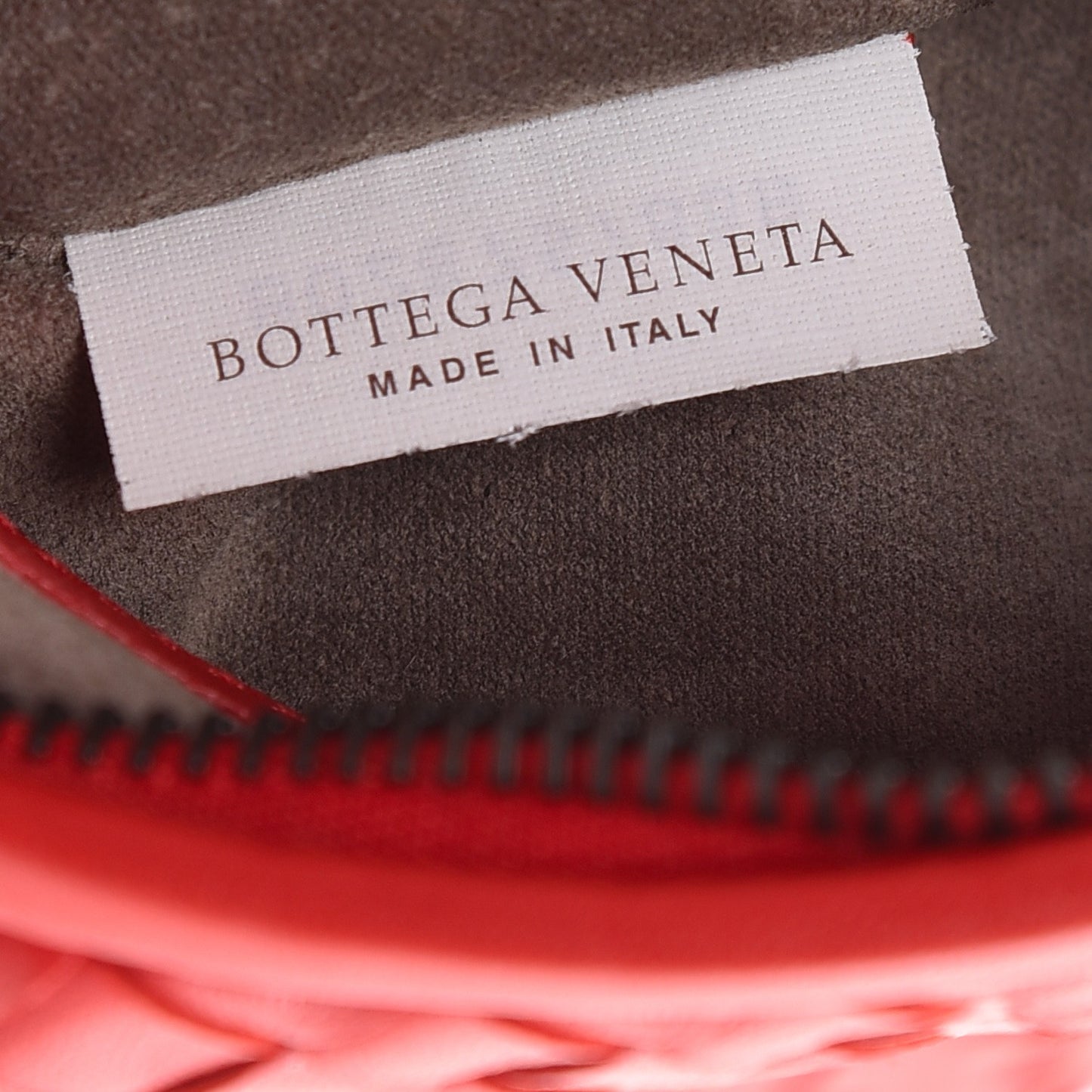 Nappa Intrecciato Large Veneta Hobo Corniola