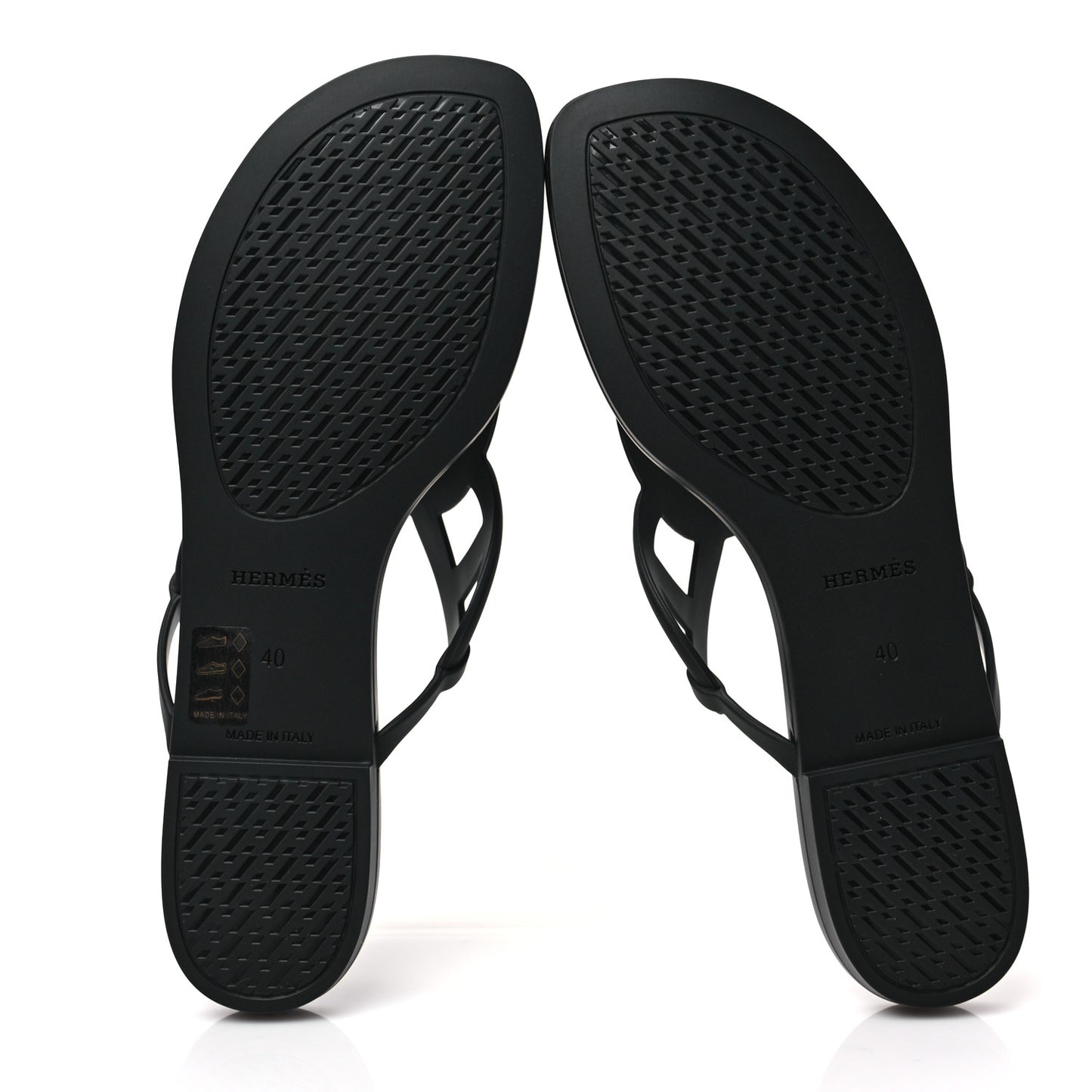 Rubber Womens Egerie Sandals 40 Black