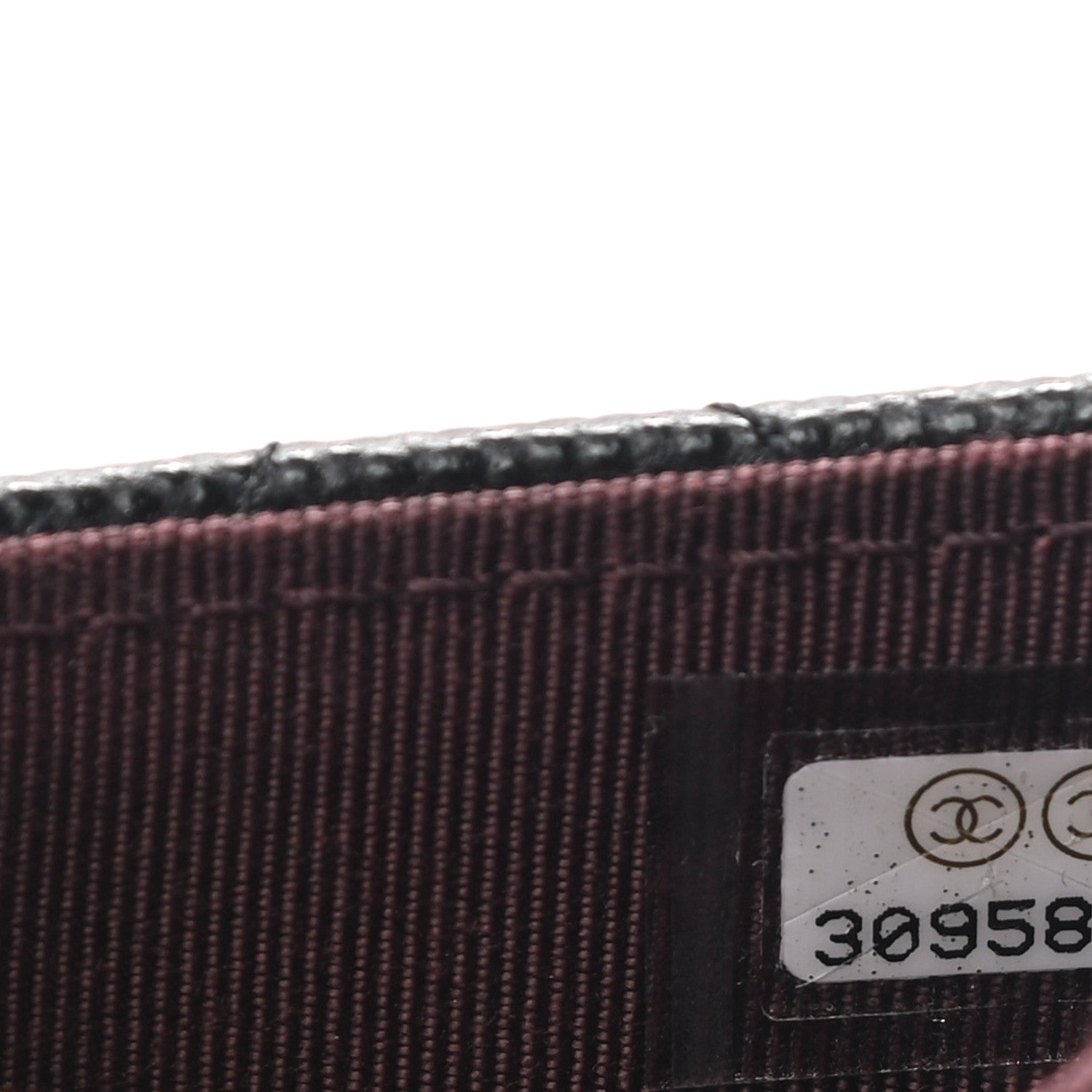 Chanel Caviar Quilted Flap Card Holder Chain Wristlet Black 8 of 8