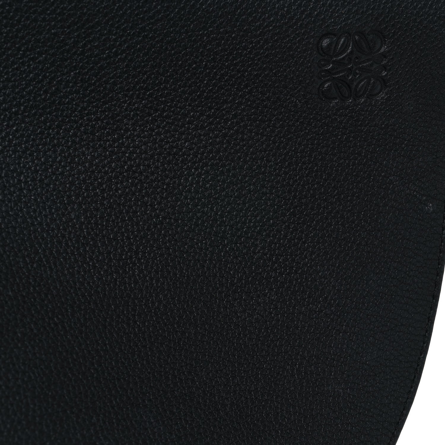 Loewe Grained Calfskin Small Gate Crossbody Bag Pecan Black 14 of 14