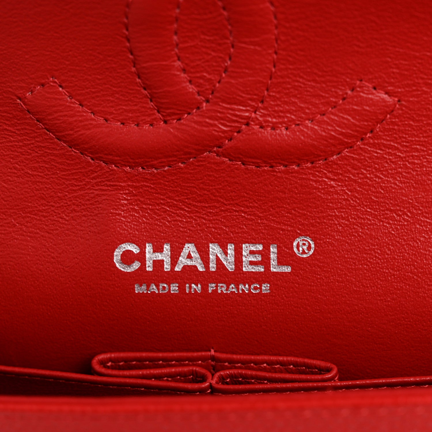 Chanel Caviar Quilted Medium Double Flap Red 6 of 13