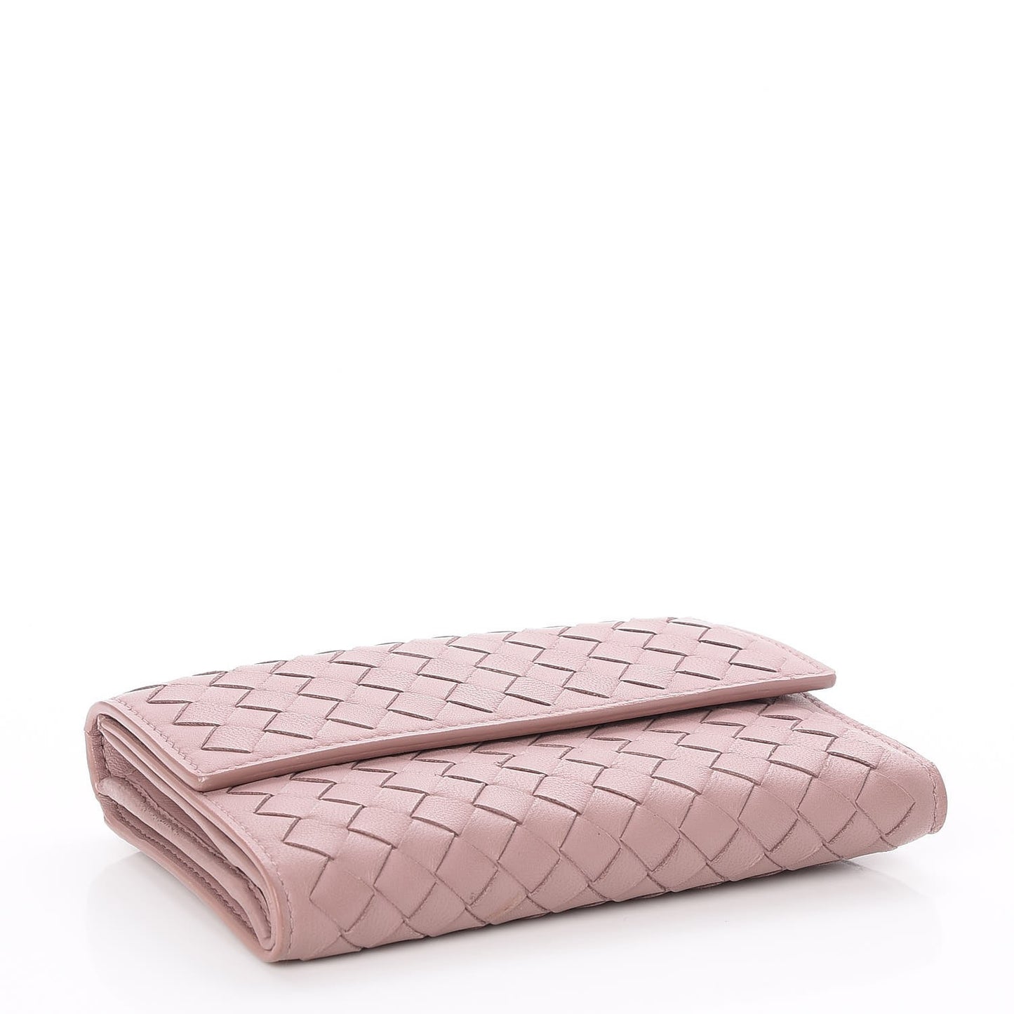 Nappa Intrecciato Continental Wallet Watteau