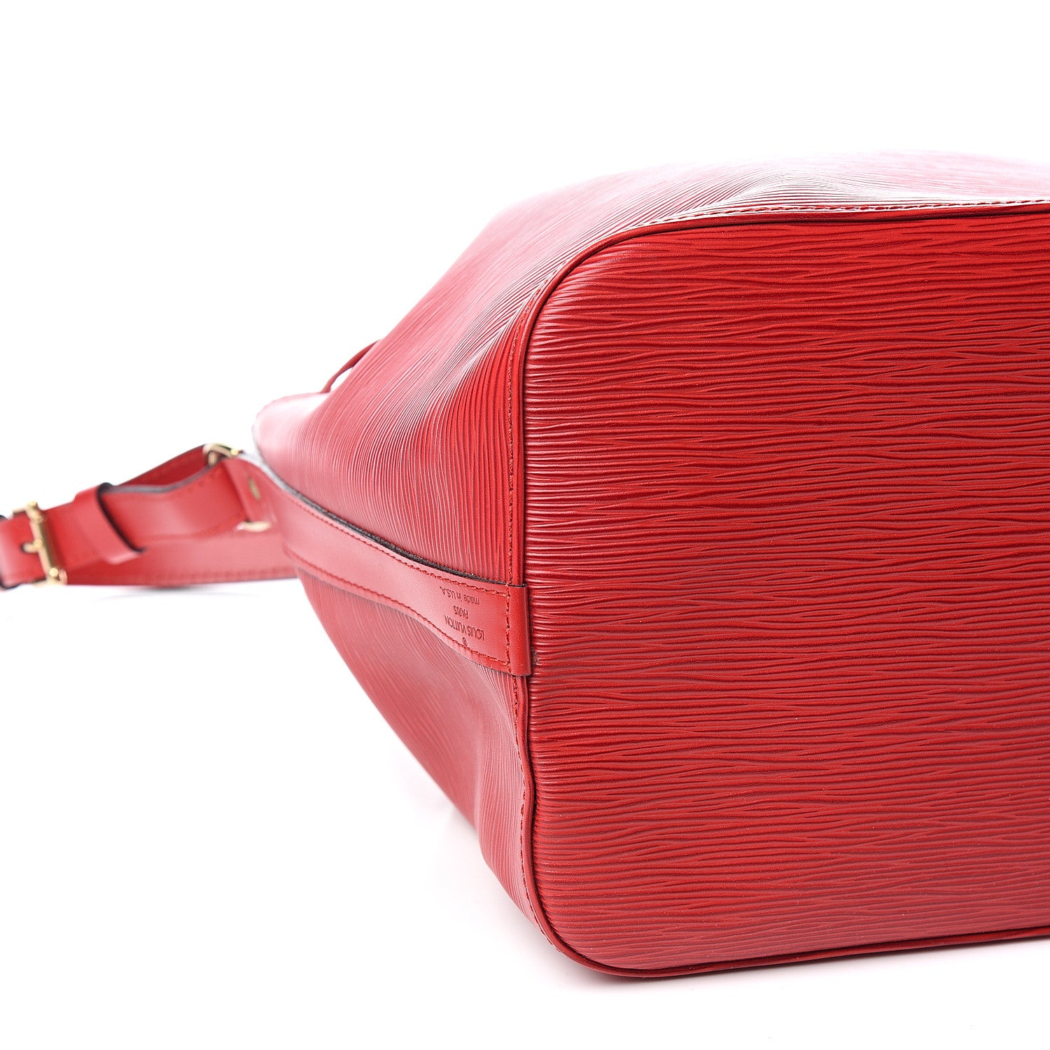 Louis Vuitton Epi Petit Noe Castillan Red 6 of 9